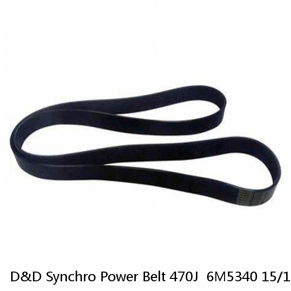 D&D Synchro Power Belt 470J  6M5340 15/16 Ribs Continuous Band