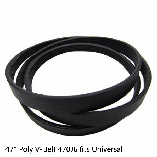 47" Poly V-Belt 470J6 fits Universal