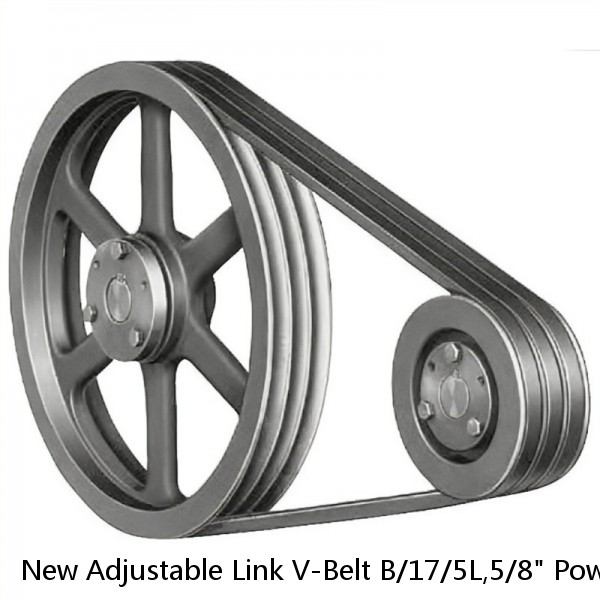 New Adjustable Link V-Belt B/17/5L,5/8" Power Twist Drive For CNC Motor 1FT-10FT