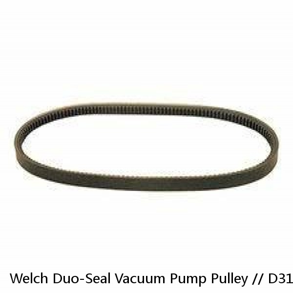 Welch Duo-Seal Vacuum Pump Pulley // D3120 // 12 inch // V-Groove Belt Drive